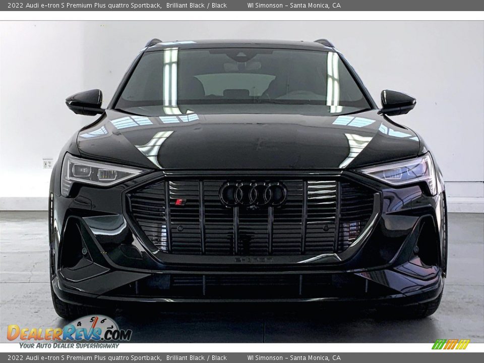 Brilliant Black 2022 Audi e-tron S Premium Plus quattro Sportback Photo #2