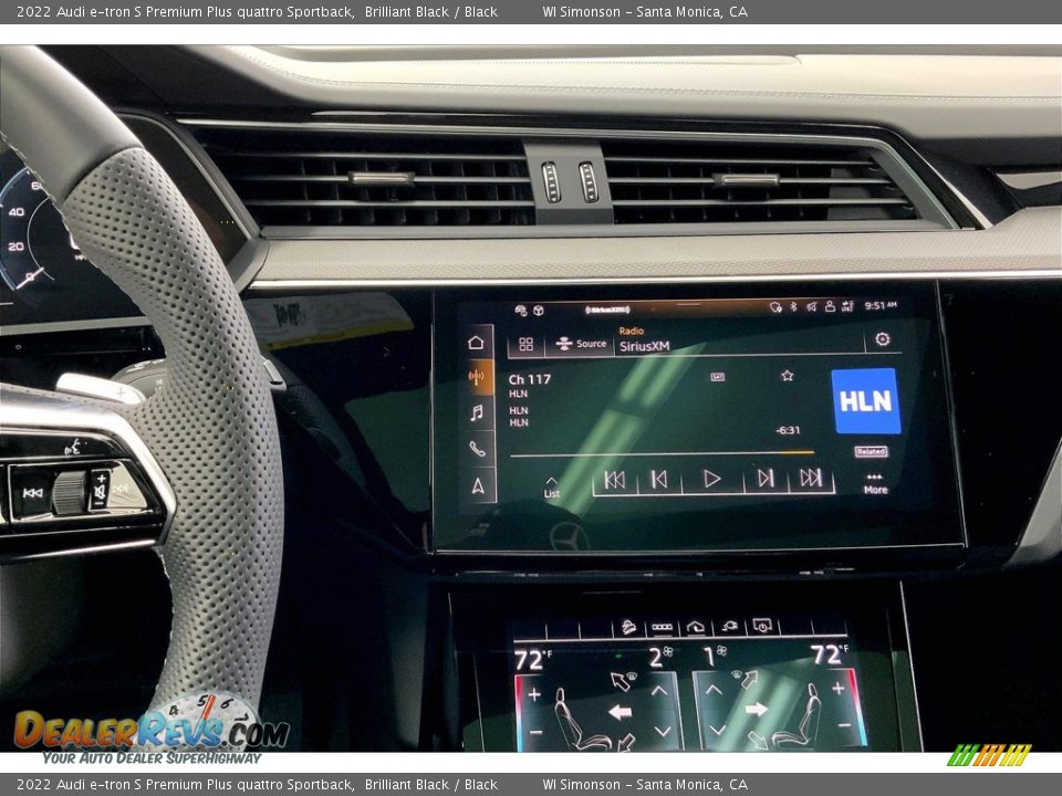 Controls of 2022 Audi e-tron S Premium Plus quattro Sportback Photo #5