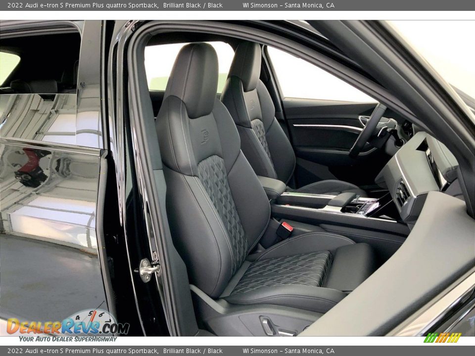 Black Interior - 2022 Audi e-tron S Premium Plus quattro Sportback Photo #6