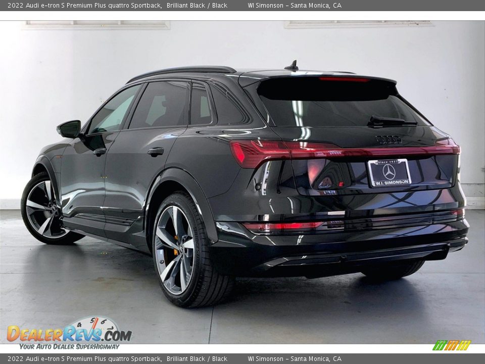 Brilliant Black 2022 Audi e-tron S Premium Plus quattro Sportback Photo #10