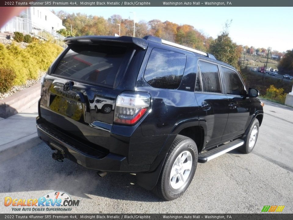 2022 Toyota 4Runner SR5 Premium 4x4 Midnight Black Metallic / Black/Graphite Photo #21