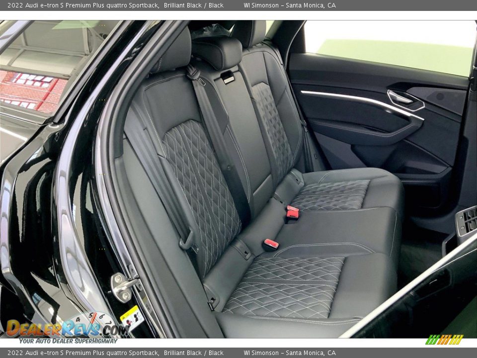 Rear Seat of 2022 Audi e-tron S Premium Plus quattro Sportback Photo #19