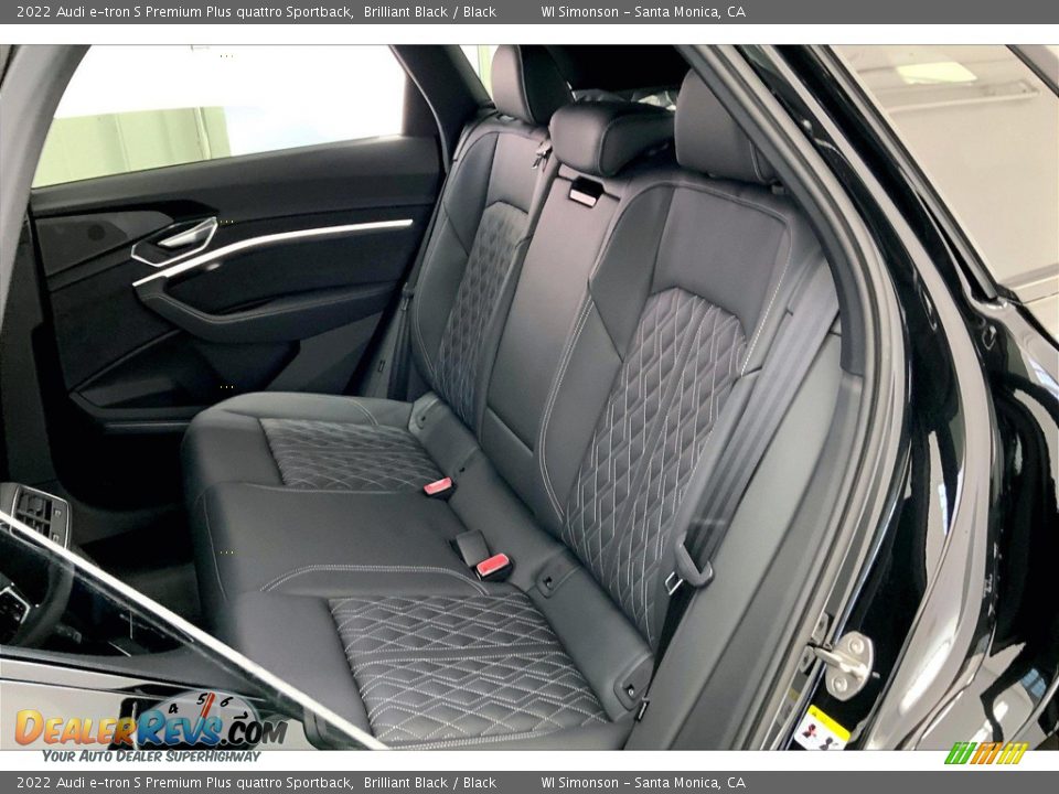 Rear Seat of 2022 Audi e-tron S Premium Plus quattro Sportback Photo #20