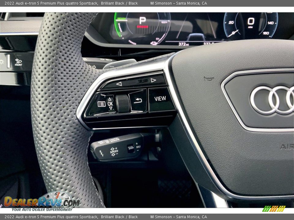 2022 Audi e-tron S Premium Plus quattro Sportback Steering Wheel Photo #21