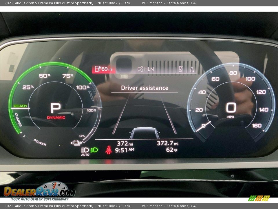 2022 Audi e-tron S Premium Plus quattro Sportback Gauges Photo #23