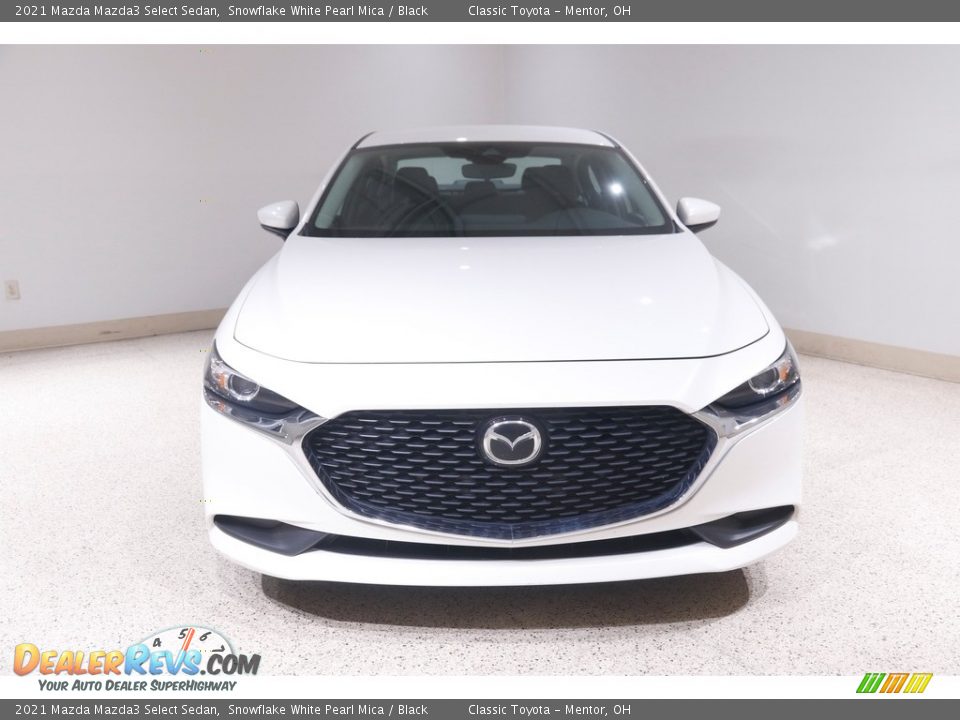 2021 Mazda Mazda3 Select Sedan Snowflake White Pearl Mica / Black Photo #2