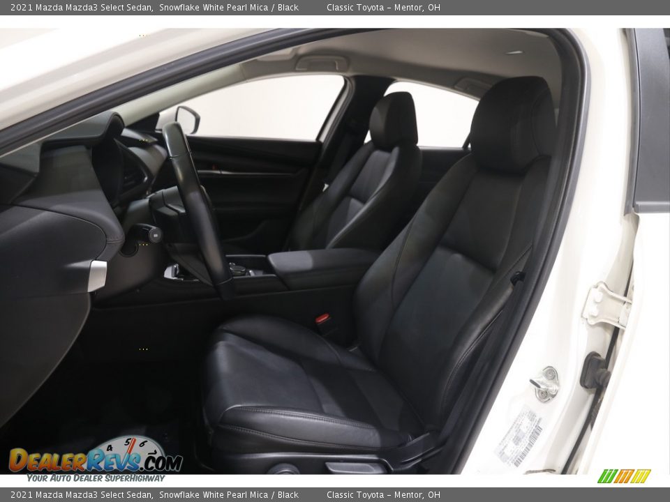 2021 Mazda Mazda3 Select Sedan Snowflake White Pearl Mica / Black Photo #5