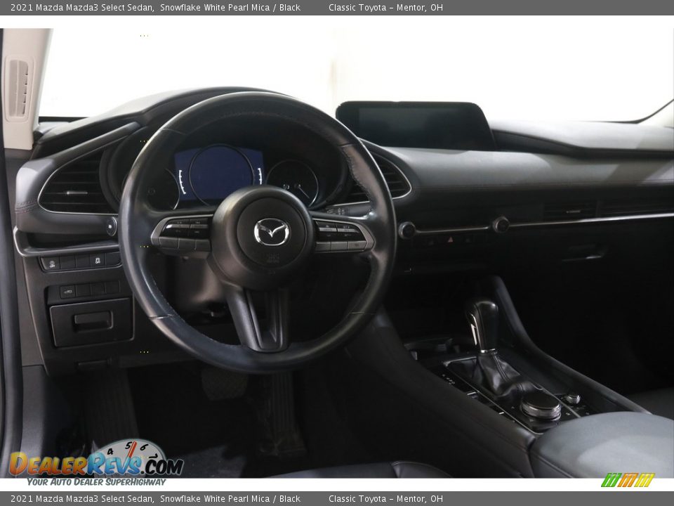 2021 Mazda Mazda3 Select Sedan Snowflake White Pearl Mica / Black Photo #6