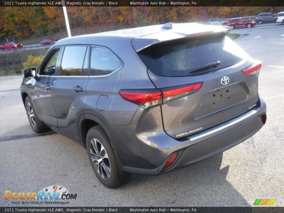 2021 Toyota Highlander XLE AWD Magnetic Gray Metallic / Black Photo #15