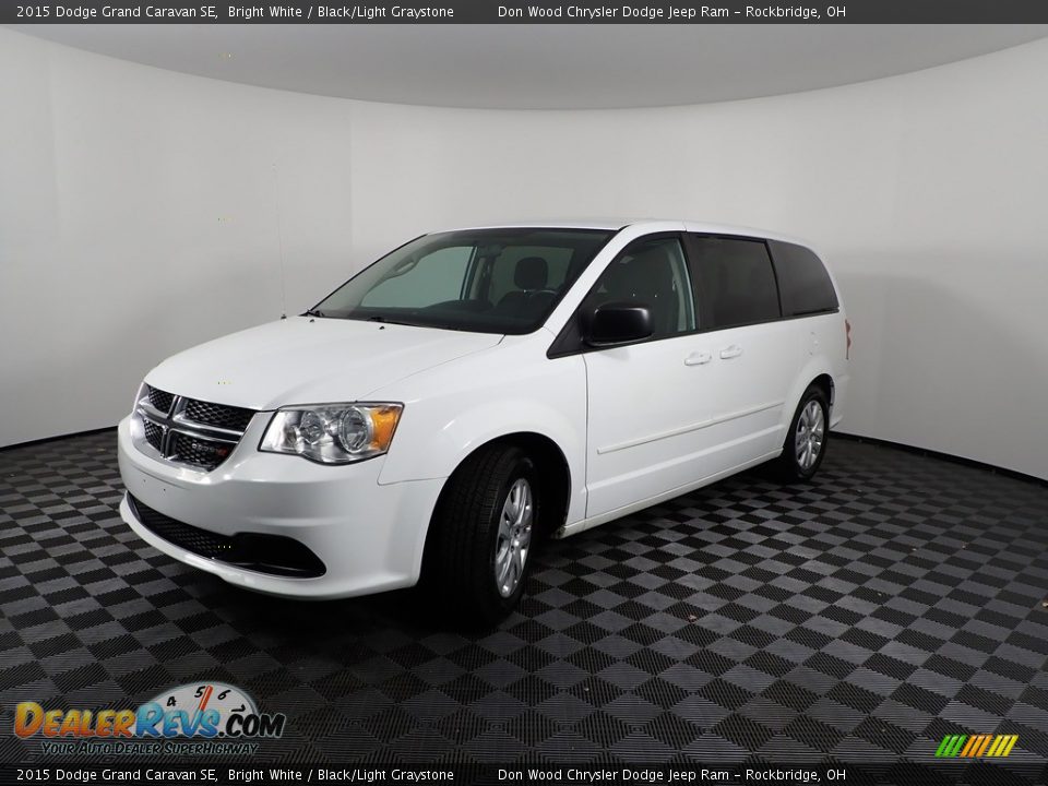 2015 Dodge Grand Caravan SE Bright White / Black/Light Graystone Photo #3