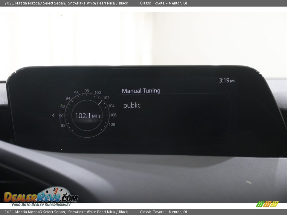 2021 Mazda Mazda3 Select Sedan Snowflake White Pearl Mica / Black Photo #11