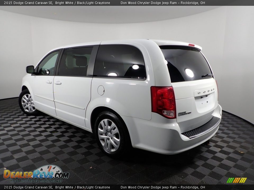 2015 Dodge Grand Caravan SE Bright White / Black/Light Graystone Photo #4