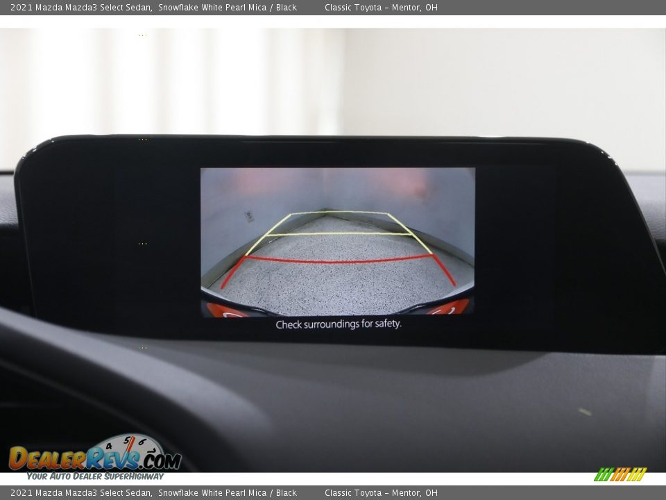 2021 Mazda Mazda3 Select Sedan Snowflake White Pearl Mica / Black Photo #12
