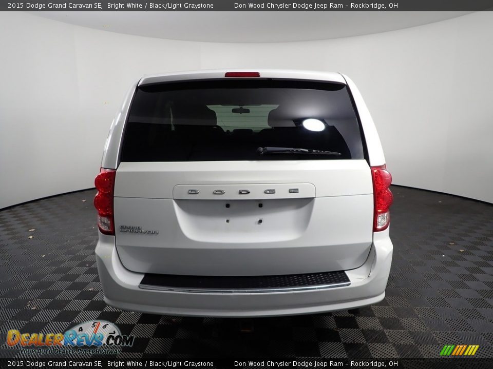 2015 Dodge Grand Caravan SE Bright White / Black/Light Graystone Photo #5