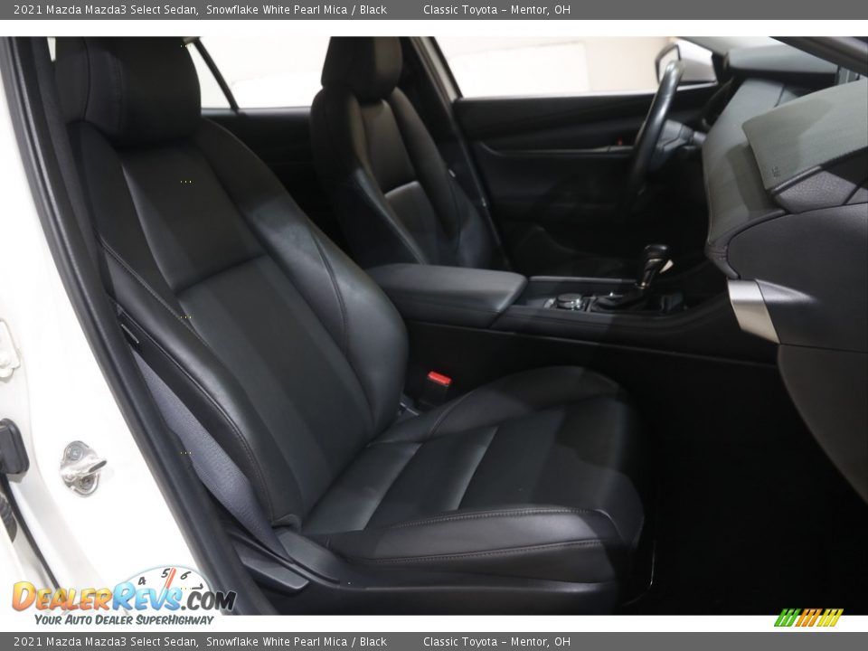 2021 Mazda Mazda3 Select Sedan Snowflake White Pearl Mica / Black Photo #14