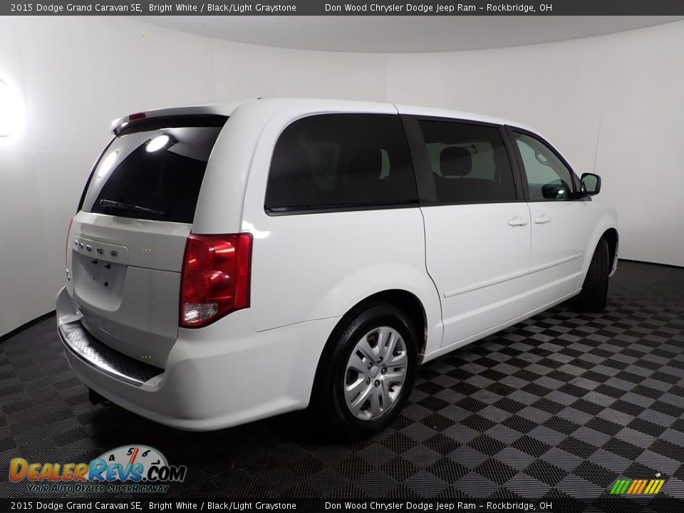 2015 Dodge Grand Caravan SE Bright White / Black/Light Graystone Photo #8