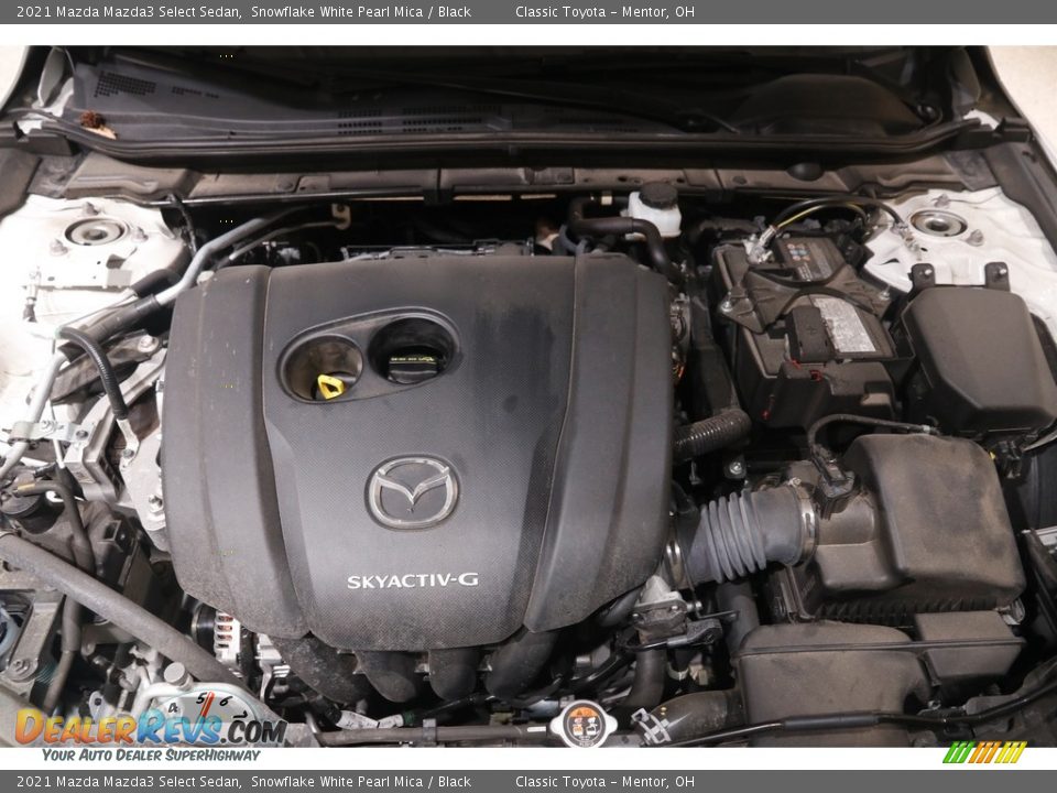 2021 Mazda Mazda3 Select Sedan Snowflake White Pearl Mica / Black Photo #18