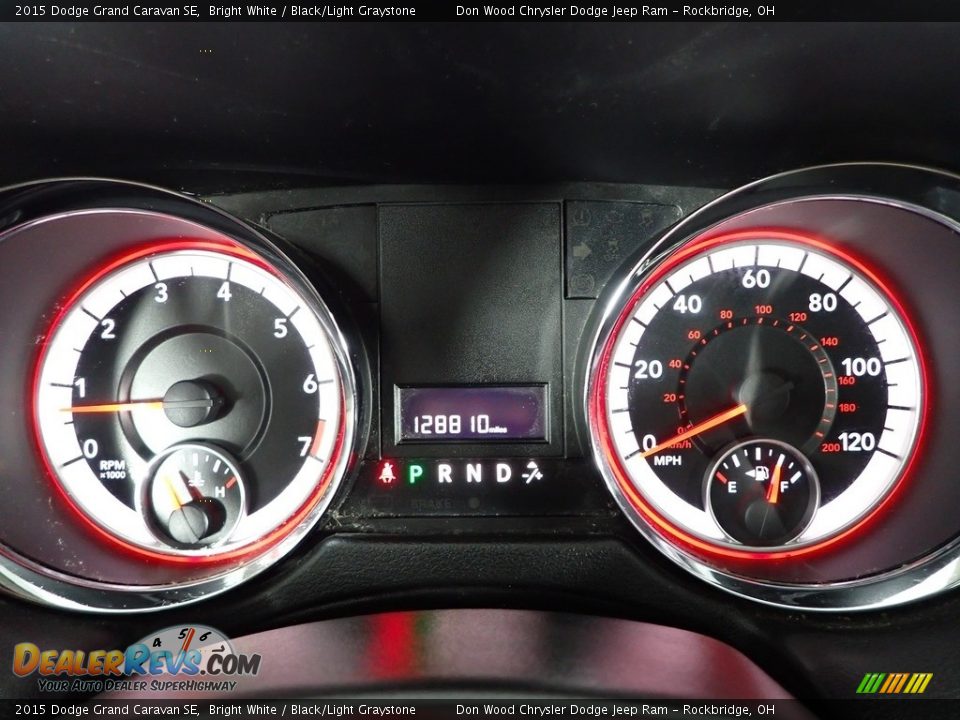 2015 Dodge Grand Caravan SE Bright White / Black/Light Graystone Photo #15