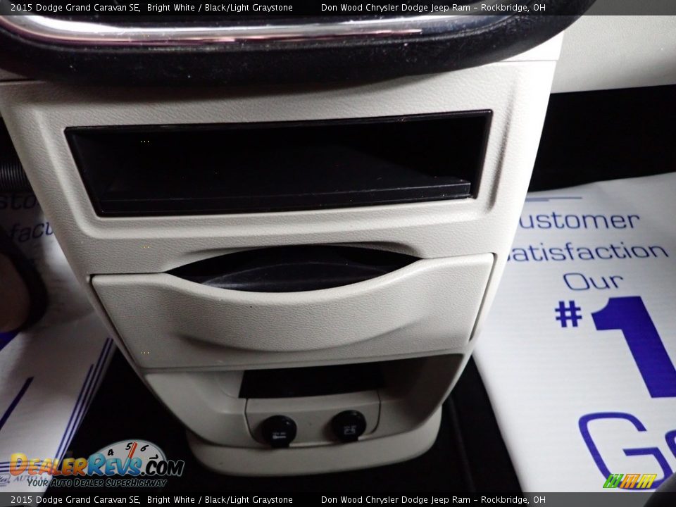 2015 Dodge Grand Caravan SE Bright White / Black/Light Graystone Photo #18