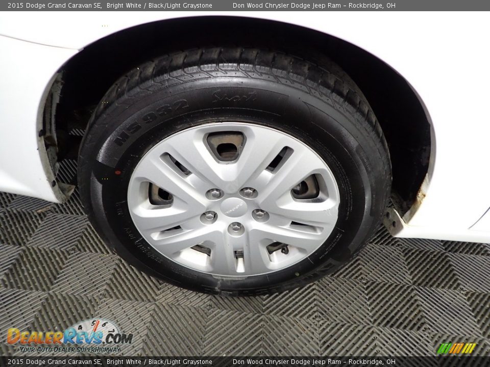 2015 Dodge Grand Caravan SE Bright White / Black/Light Graystone Photo #31