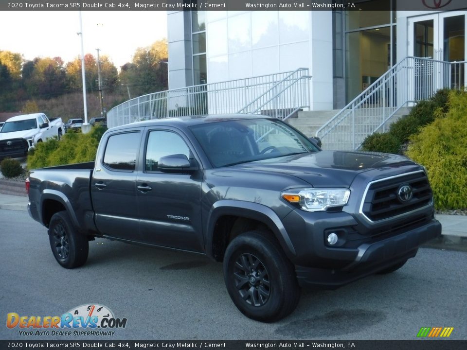 2020 Toyota Tacoma SR5 Double Cab 4x4 Magnetic Gray Metallic / Cement Photo #1