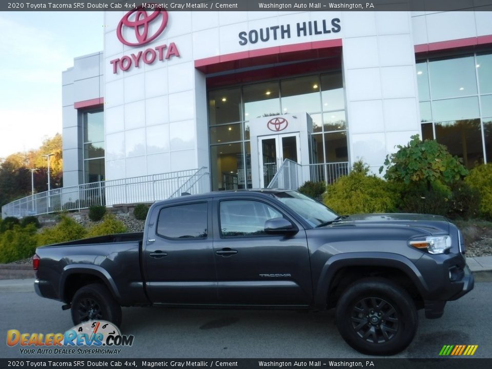 2020 Toyota Tacoma SR5 Double Cab 4x4 Magnetic Gray Metallic / Cement Photo #2