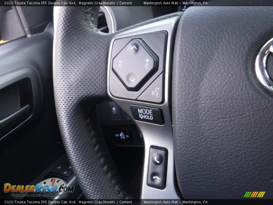 2020 Toyota Tacoma SR5 Double Cab 4x4 Magnetic Gray Metallic / Cement Photo #8