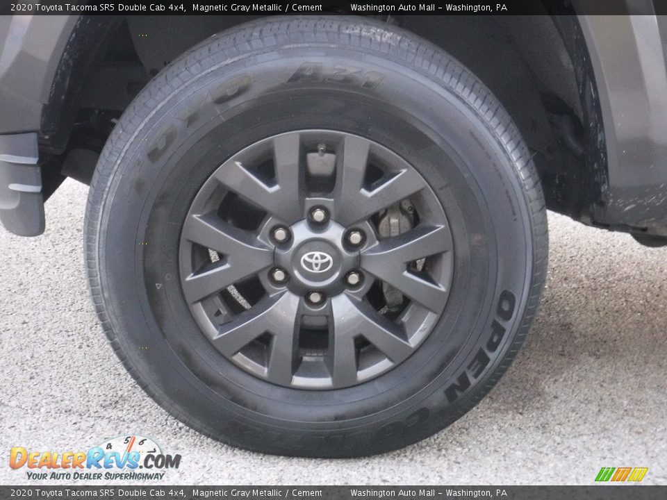 2020 Toyota Tacoma SR5 Double Cab 4x4 Magnetic Gray Metallic / Cement Photo #12