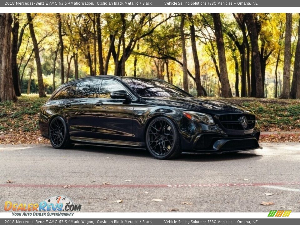 2018 Mercedes-Benz E AMG 63 S 4Matic Wagon Obsidian Black Metallic / Black Photo #2