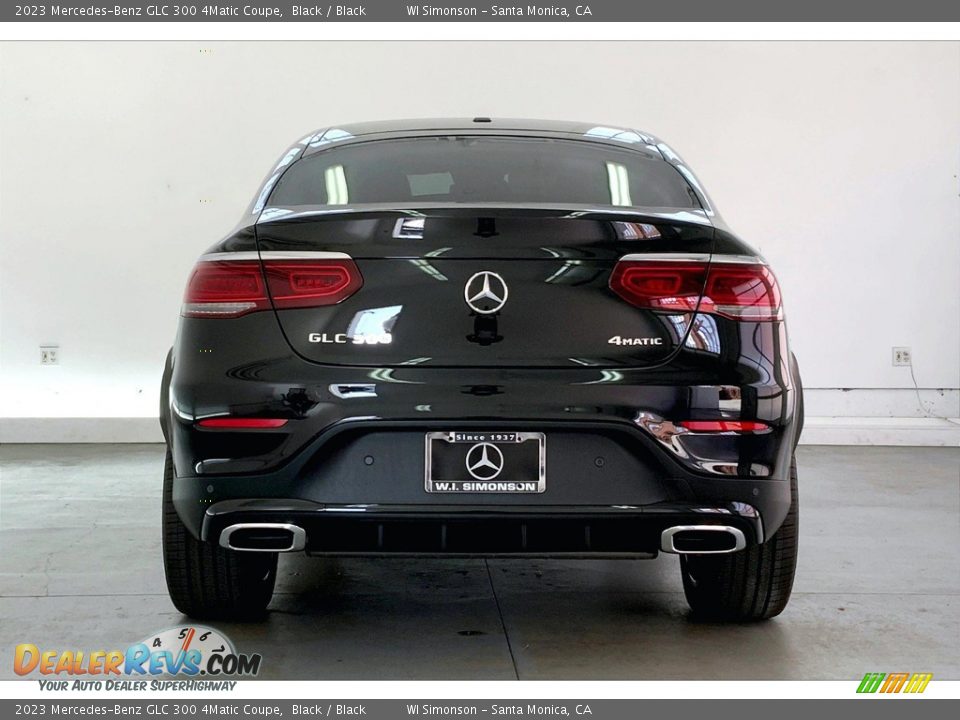 2023 Mercedes-Benz GLC 300 4Matic Coupe Black / Black Photo #3