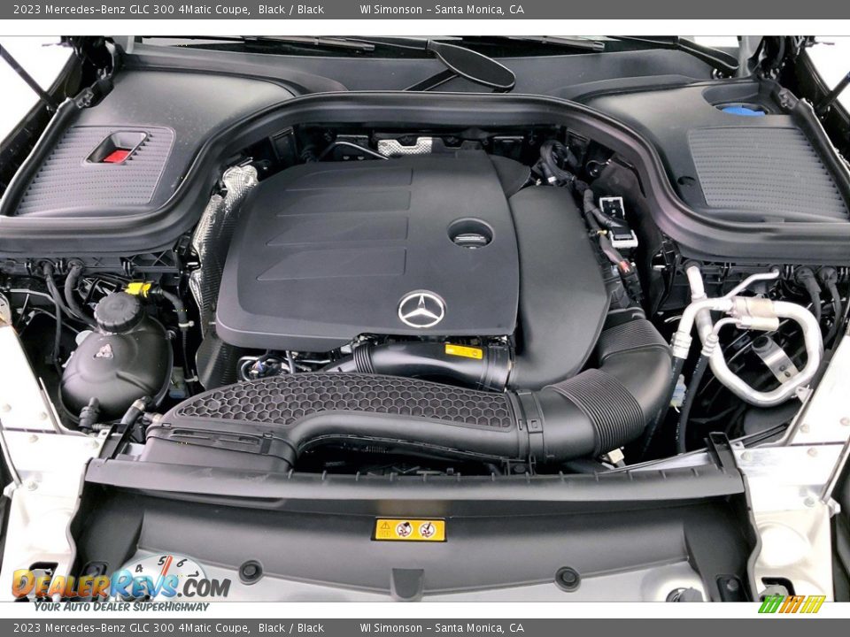 2023 Mercedes-Benz GLC 300 4Matic Coupe Black / Black Photo #9