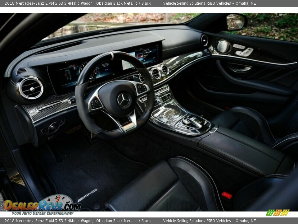 Black Interior - 2018 Mercedes-Benz E AMG 63 S 4Matic Wagon Photo #15