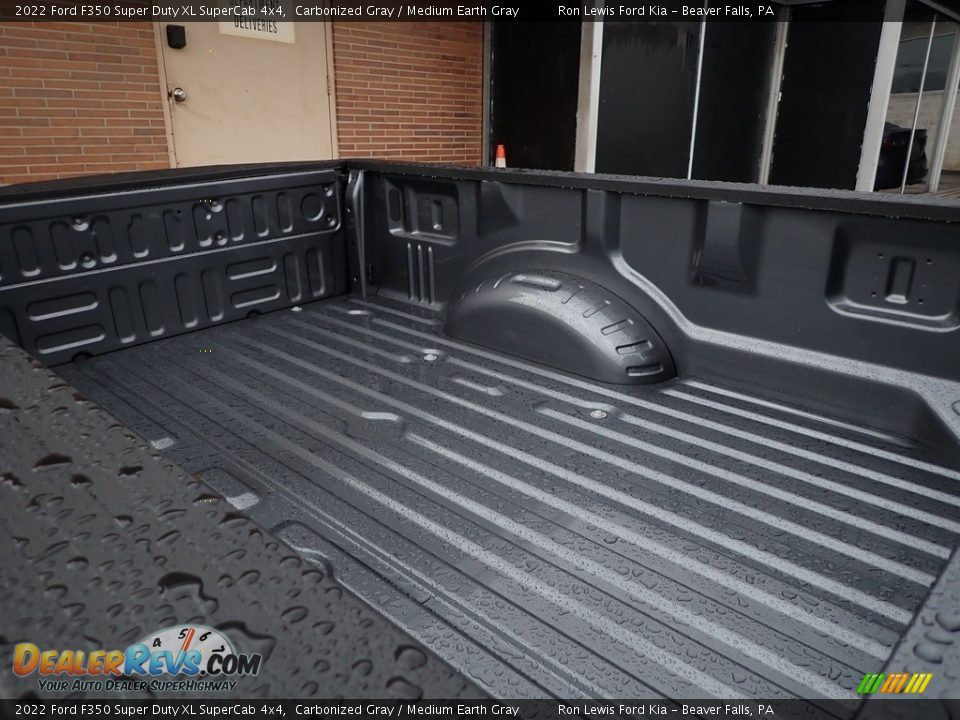 2022 Ford F350 Super Duty XL SuperCab 4x4 Carbonized Gray / Medium Earth Gray Photo #10