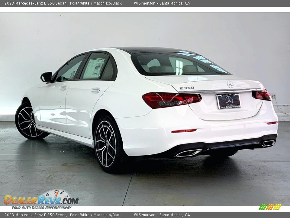 2023 Mercedes-Benz E 350 Sedan Polar White / Macchiato/Black Photo #2