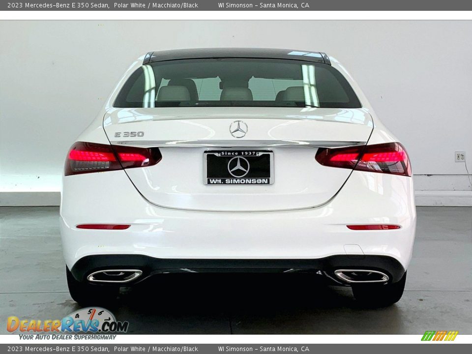 2023 Mercedes-Benz E 350 Sedan Polar White / Macchiato/Black Photo #3