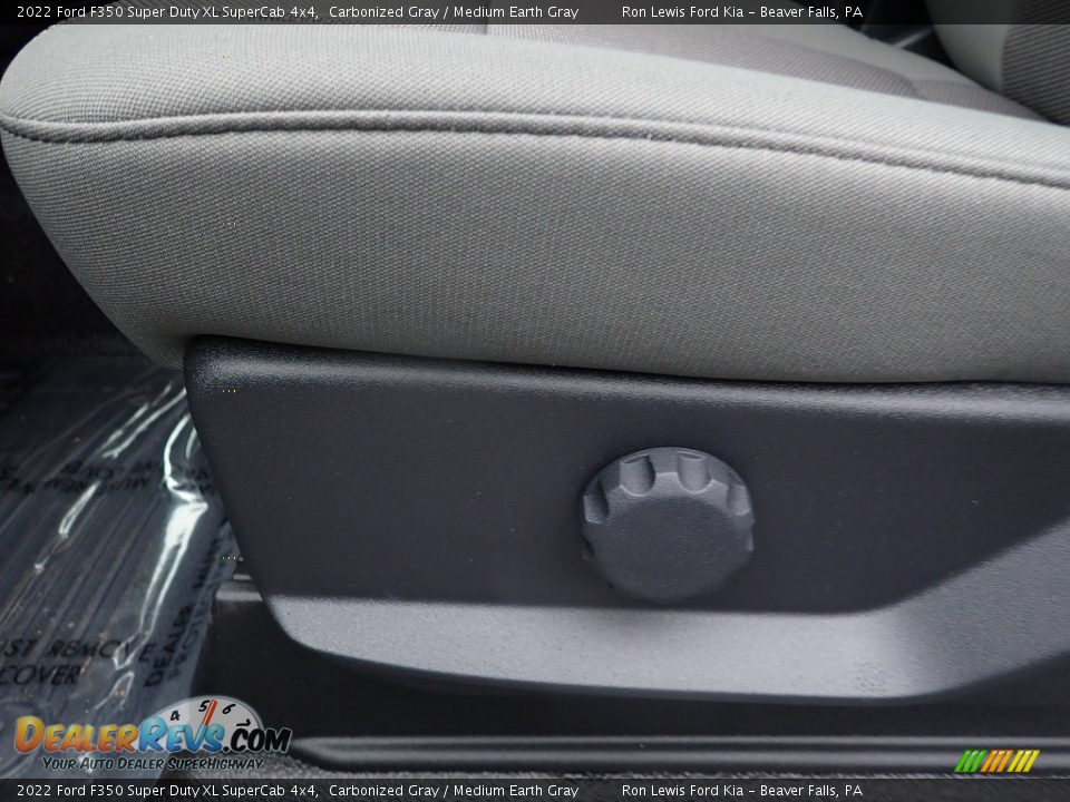 2022 Ford F350 Super Duty XL SuperCab 4x4 Carbonized Gray / Medium Earth Gray Photo #16