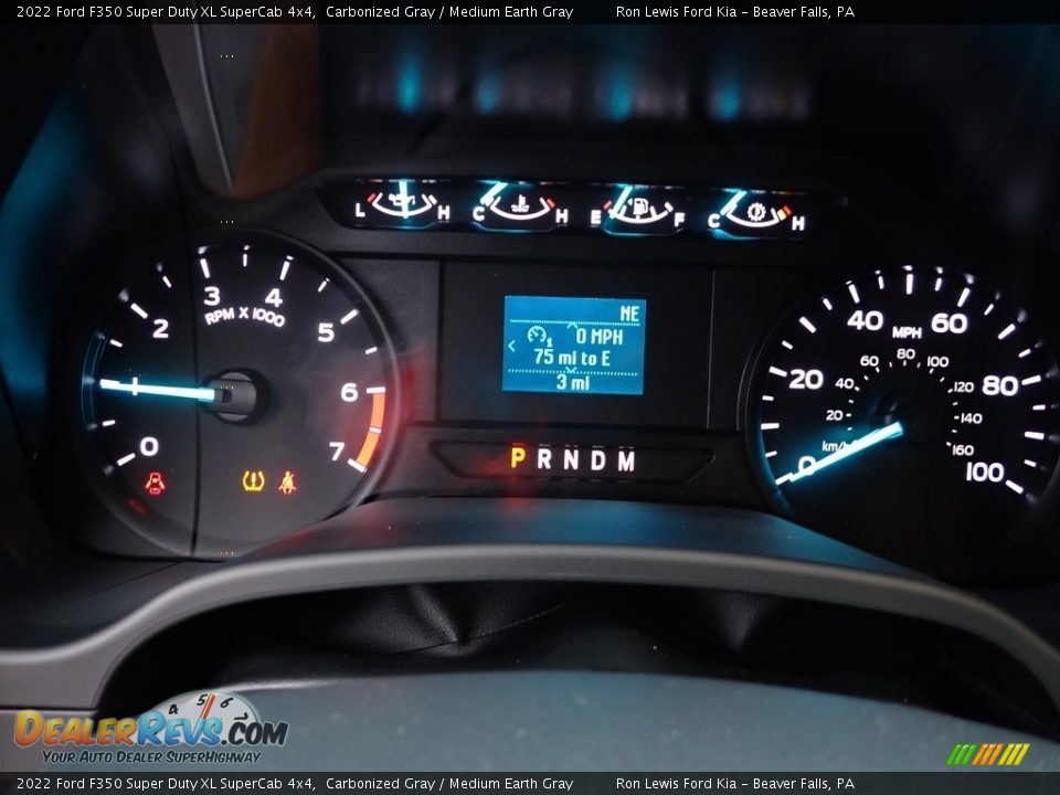 2022 Ford F350 Super Duty XL SuperCab 4x4 Carbonized Gray / Medium Earth Gray Photo #18