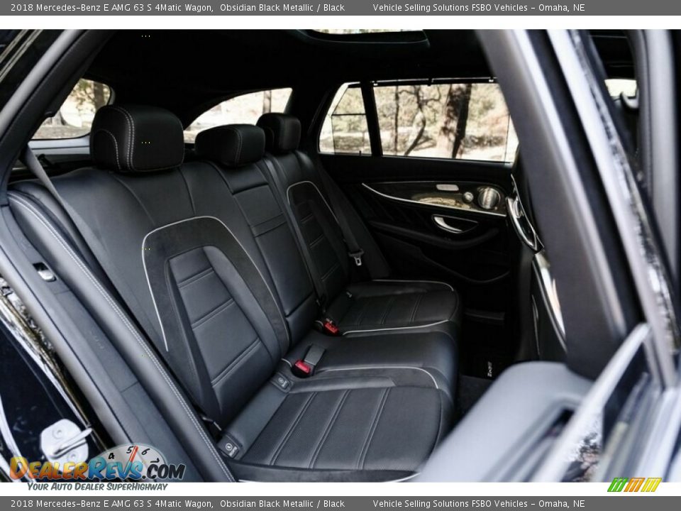 Rear Seat of 2018 Mercedes-Benz E AMG 63 S 4Matic Wagon Photo #24