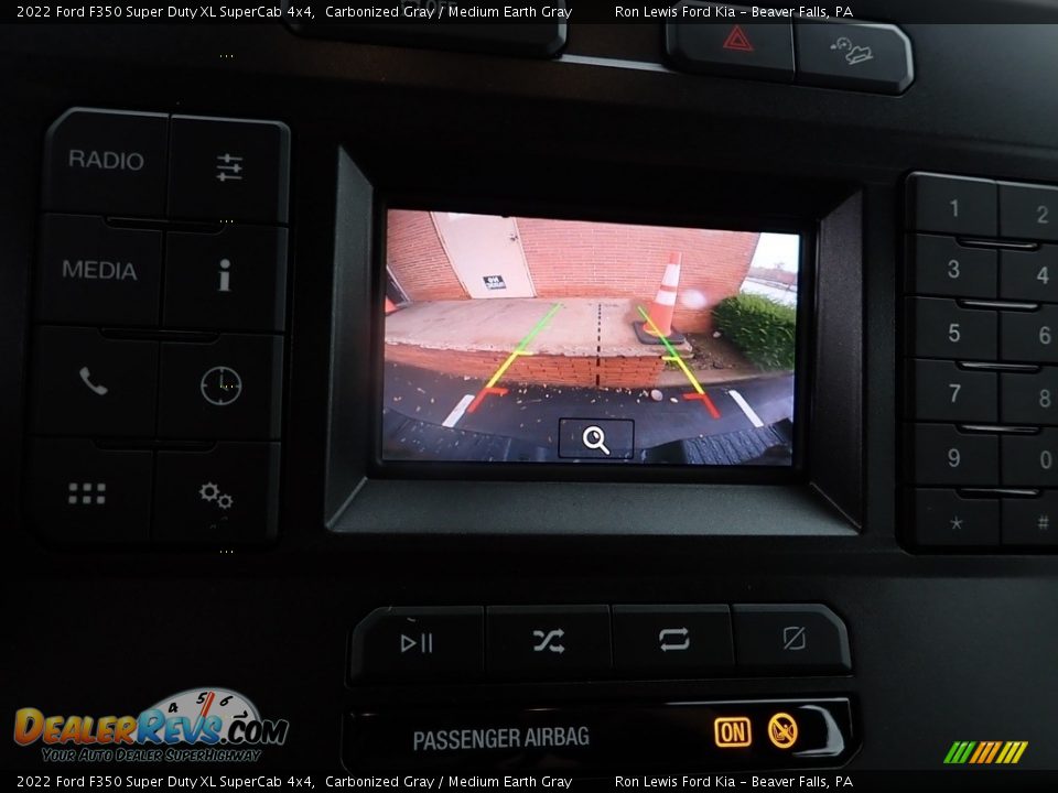 2022 Ford F350 Super Duty XL SuperCab 4x4 Carbonized Gray / Medium Earth Gray Photo #19