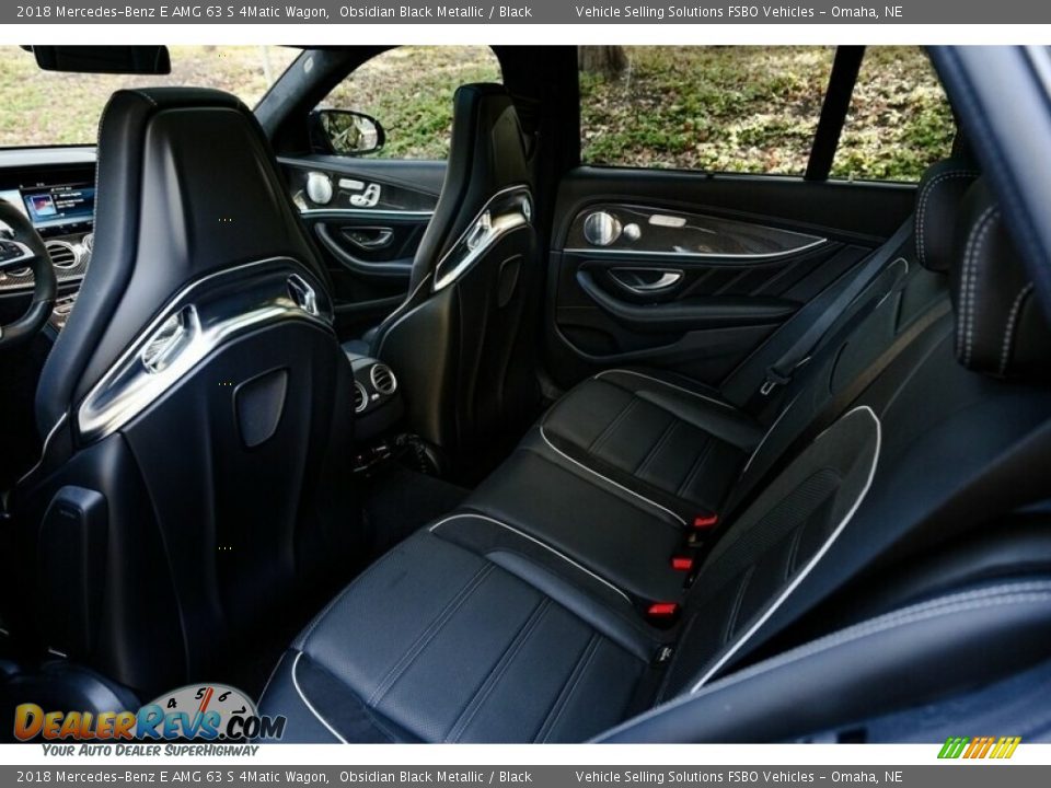 Rear Seat of 2018 Mercedes-Benz E AMG 63 S 4Matic Wagon Photo #25