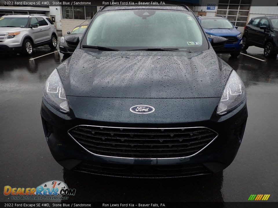 2022 Ford Escape SE 4WD Stone Blue / Sandstone Photo #3