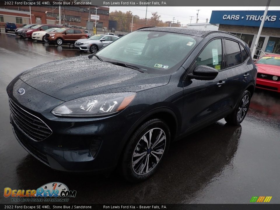 2022 Ford Escape SE 4WD Stone Blue / Sandstone Photo #4