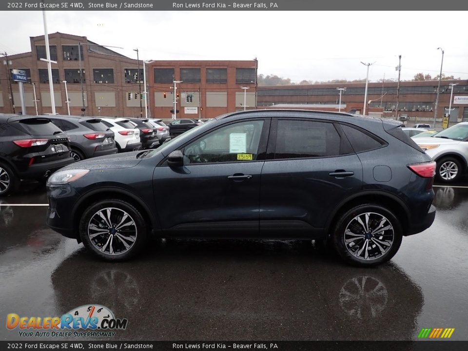 Stone Blue 2022 Ford Escape SE 4WD Photo #5