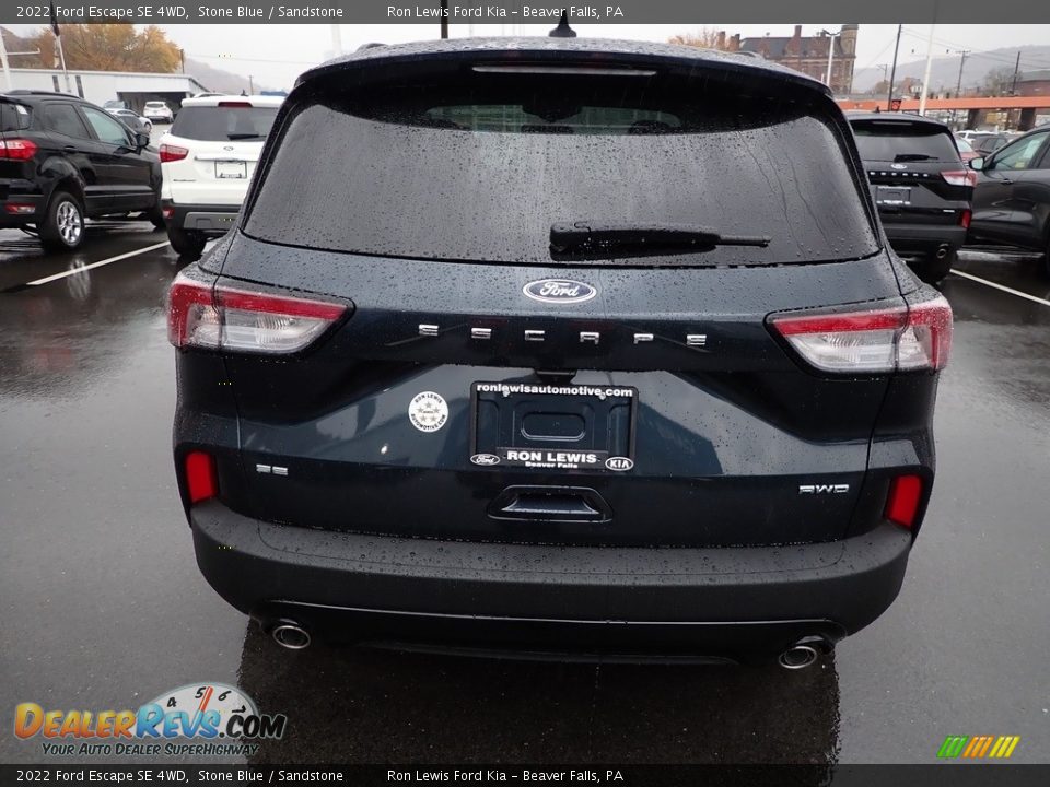 2022 Ford Escape SE 4WD Stone Blue / Sandstone Photo #7