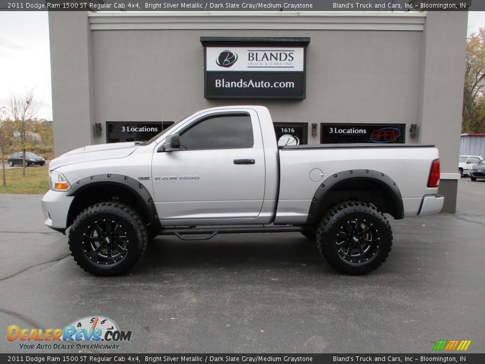 2011 Dodge Ram 1500 ST Regular Cab 4x4 Bright Silver Metallic / Dark Slate Gray/Medium Graystone Photo #1