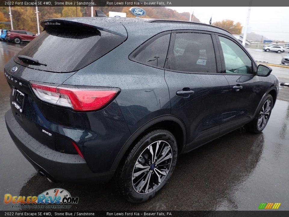 2022 Ford Escape SE 4WD Stone Blue / Sandstone Photo #8