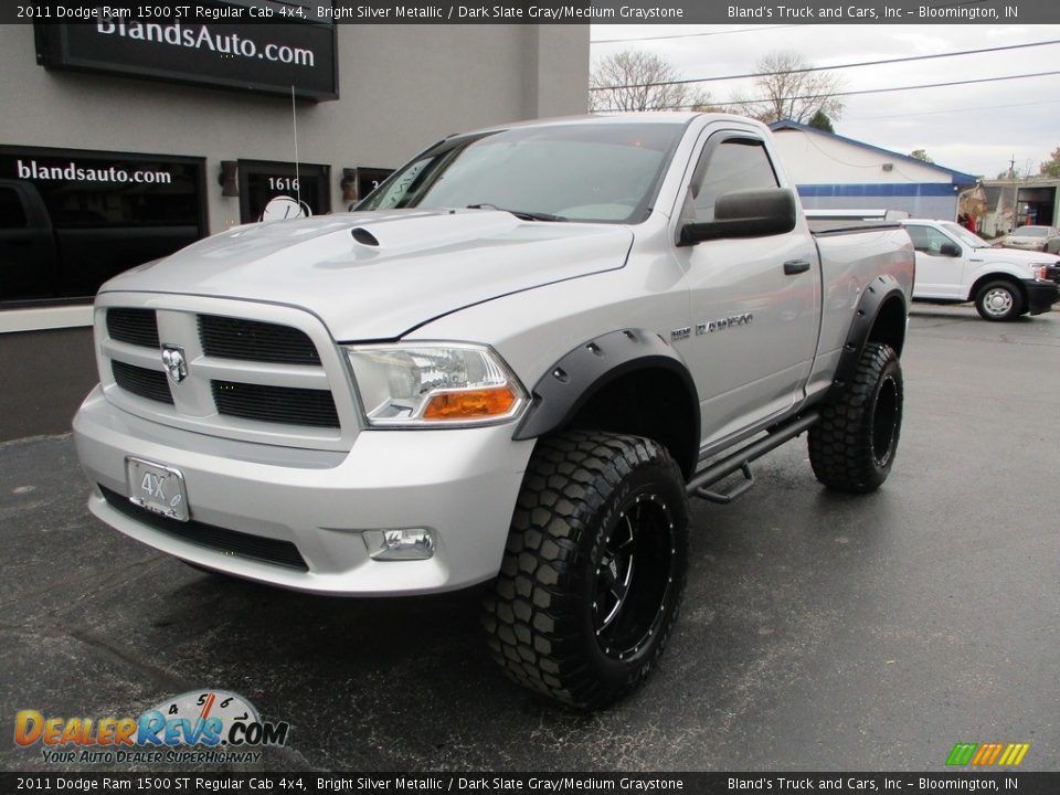 2011 Dodge Ram 1500 ST Regular Cab 4x4 Bright Silver Metallic / Dark Slate Gray/Medium Graystone Photo #2