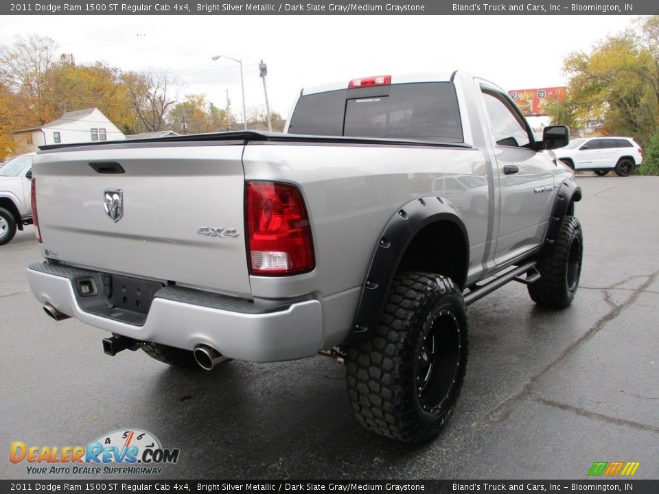 2011 Dodge Ram 1500 ST Regular Cab 4x4 Bright Silver Metallic / Dark Slate Gray/Medium Graystone Photo #4