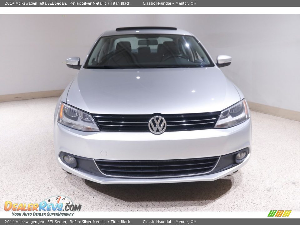 2014 Volkswagen Jetta SEL Sedan Reflex Silver Metallic / Titan Black Photo #2