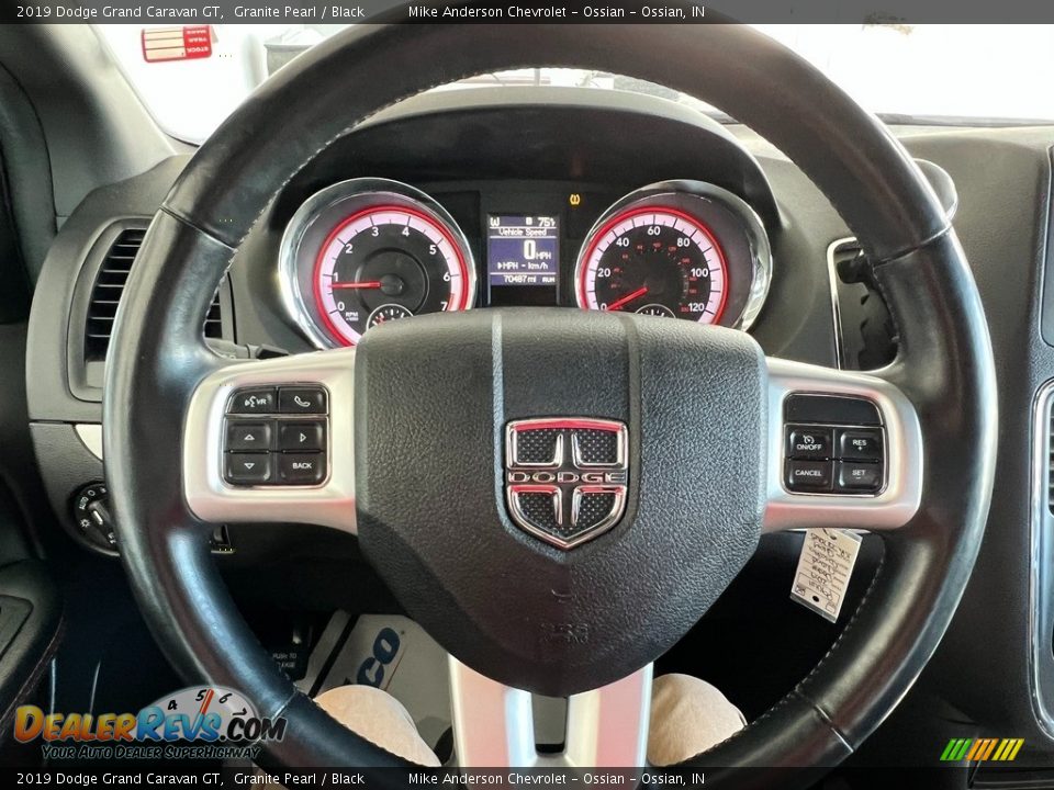 2019 Dodge Grand Caravan GT Granite Pearl / Black Photo #18